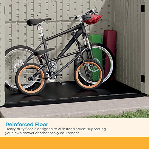 Suncast Horizontal Stow-Away Outdoor Storage Shed