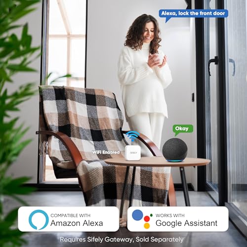 Sifely Smart Keyless Fingerprint Door Lock with Passcode