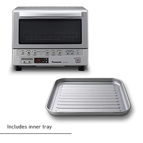 Panasonic Toaster Oven FlashXpress, Double Infrared Heating, Silver
