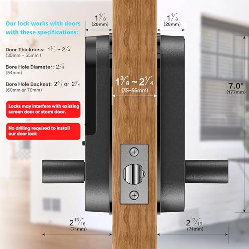 Keyless Front-Door Smart Lock: Sifely Fingerprint & Keypad