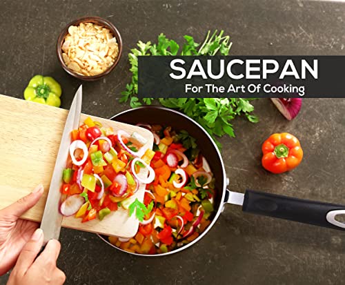 Utopia Kitchen Nonstick Saucepan Set - 1 Quart and 2 Quart multipurpose pots