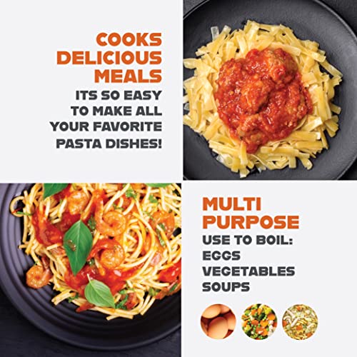 Gotham Steel 5 Quart Pasta Pot with Strainer