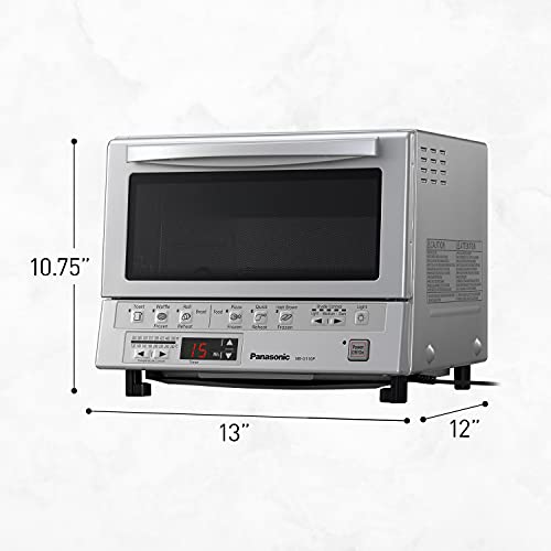 Panasonic Toaster Oven FlashXpress, Double Infrared Heating, Silver