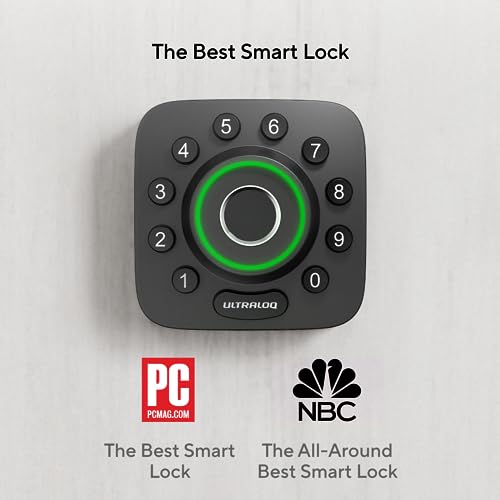 ULTRALOQ Smart Lock U-Bolt Pro - Biometric Entry