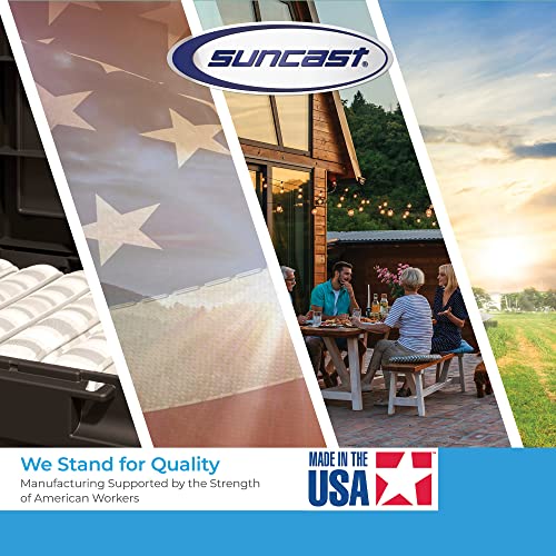 Suncast Horizontal Stow-Away Outdoor Storage Shed