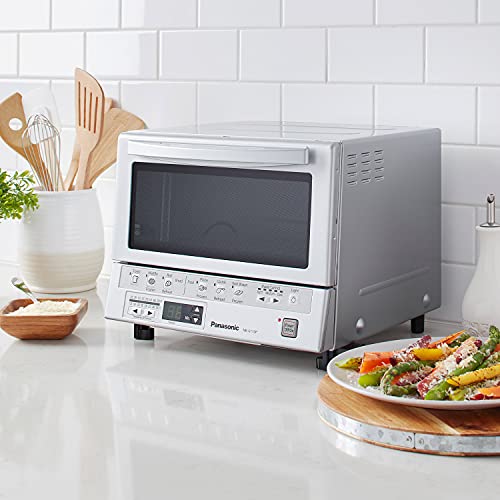 Panasonic Toaster Oven FlashXpress, Double Infrared Heating, Silver
