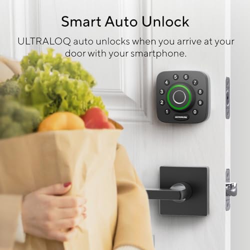 ULTRALOQ Smart Lock U-Bolt Pro - Biometric Entry