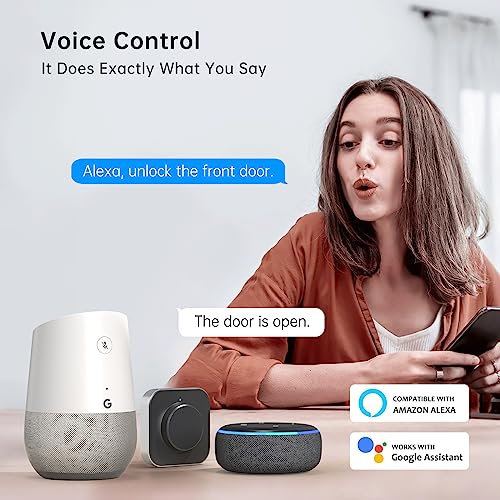Keyless Fingerprint Electronic Deadbolt Lock with Bluetooth & Alexa