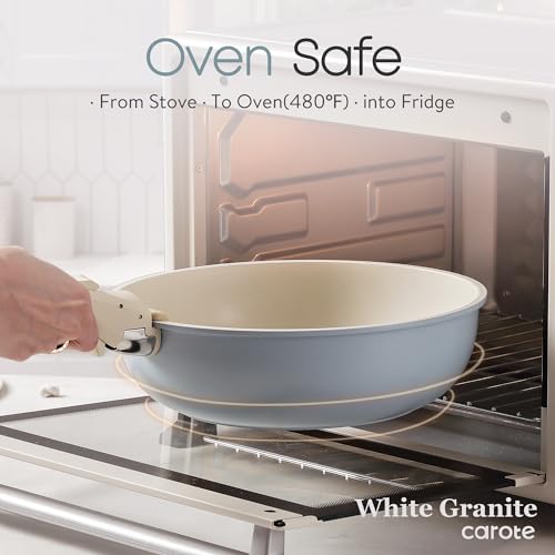 11pc Nonstick Cookware Set with Detachable Induction Handle