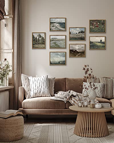 InSimSea Meadow with Flowers Canvas Wall Art Prints