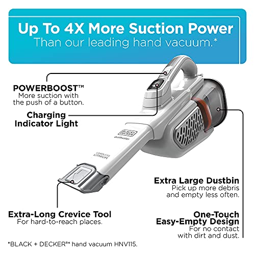 BLACK+DECKER Handheld Vacuum w/ AdvancedClean+ (HHVK320J10)
