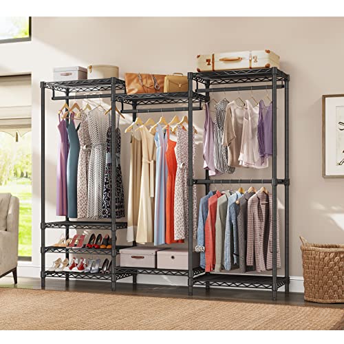 VIPEK V5 Freestanding Closet Organizer, Heavy Duty, Black