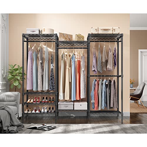 VIPEK V5 Freestanding Closet Organizer, Heavy Duty, Black