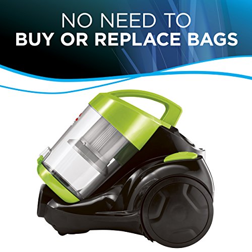 BISSELL Zing Canister Vacuum Cleaner, Black/Citrus Lime