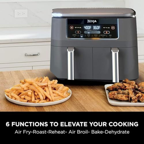 Ninja DZ201 Foodi 8-Qt 6-in-1 DualZone Air Fryer