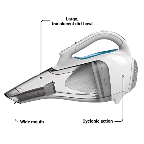 BLACK+DECKER Cordless Handheld Vacuum, Flexi Blue/Grey/White (HHVI315JO42)
