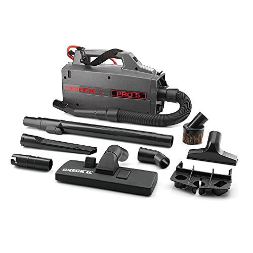 Compact ORECK Canister Vacuum Cleaner with Attachments