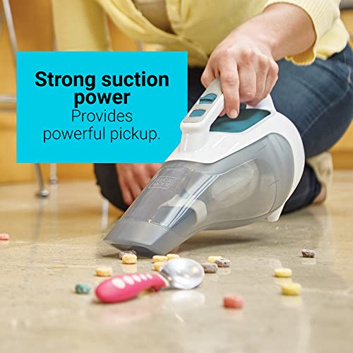 BLACK+DECKER Cordless Handheld Vacuum, Flexi Blue/Grey/White (HHVI315JO42)