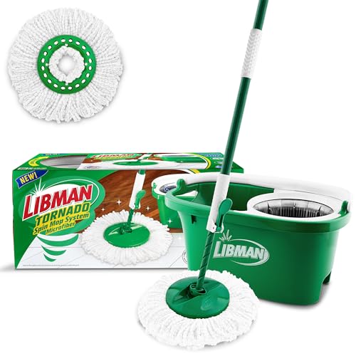 Libman Tornado Spin Mop System - Floor Cleaning Set