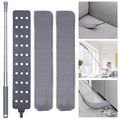 Long Handle Retractable Duster with 2 Microfiber Cloths
