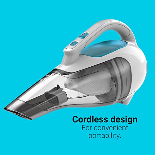 BLACK+DECKER Cordless Handheld Vacuum, Flexi Blue/Grey/White (HHVI315JO42)
