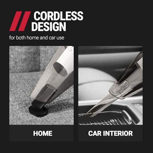 Cordless Handheld Vacuum Cleaner with 2 Filters
