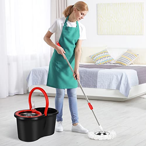 360° Spin Mop Bucket Set with Adjustable Handle