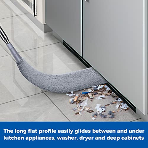 Long Handle Retractable Duster with 2 Microfiber Cloths