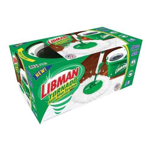 Libman Tornado Spin Mop System - Floor Cleaning Set