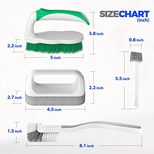 Holikme 7 Pack Deep Cleaning Brush Set (Green)
