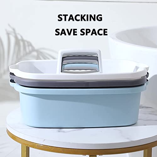 JiatuA Large Portable Shower Caddy Organizer - Dark Gray