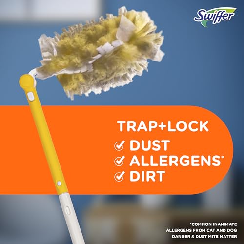 Swiffer Heavy Duty Duster Bundle - Handle + 12 Dusters