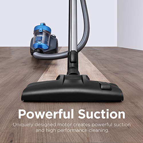 Eureka WhirlWind Lightweight Canister Vacuum Cleaner - Blue