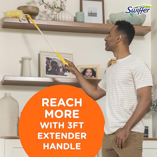 Swiffer Heavy Duty Duster Bundle - Handle + 12 Dusters