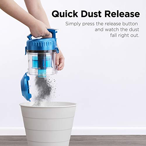 Eureka WhirlWind Lightweight Canister Vacuum Cleaner - Blue