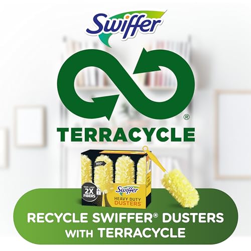 Swiffer Heavy Duty Duster Bundle - Handle + 12 Dusters