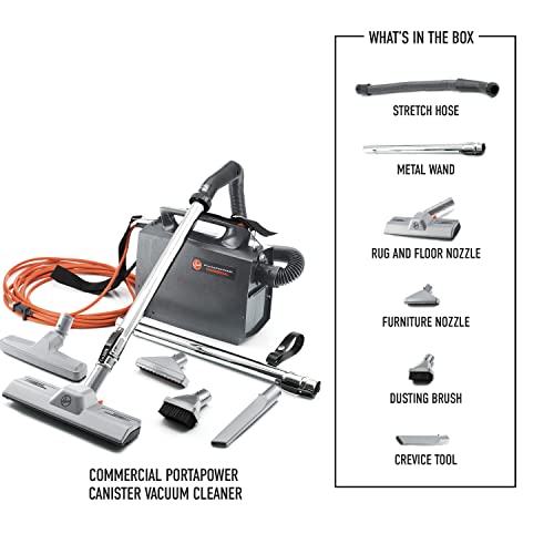 Hoover Commercial PORTAPOWER Canister Vacuum Cleaner