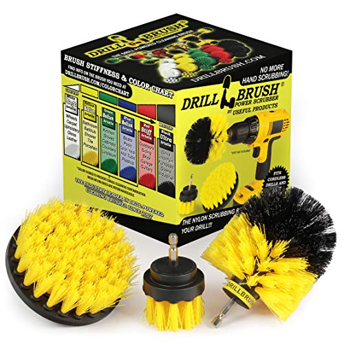 Bathroom Drill Brush Set - All-Purpose Power Scrubber