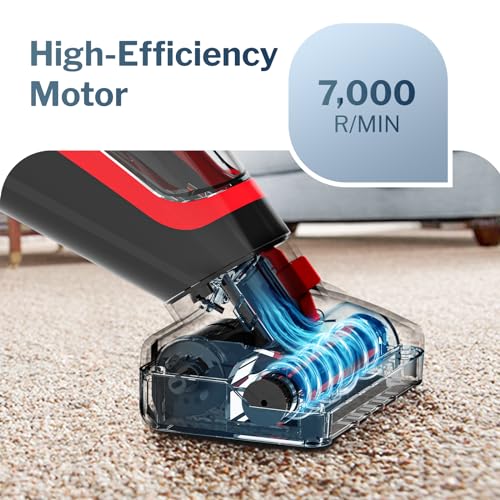 Pet Hair Handheld Vacuum with Reusable Filter, Red