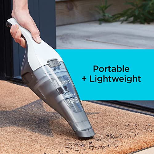 Cordless Handheld Vacuum by BLACK+DECKER, White