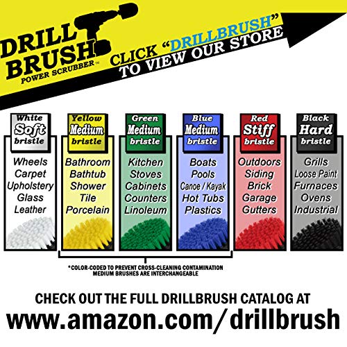 Bathroom Drill Brush Set - All-Purpose Power Scrubber