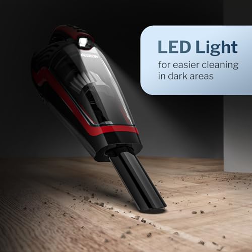 Pet Hair Handheld Vacuum with Reusable Filter, Red