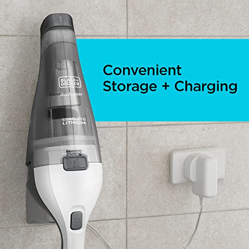 Cordless Handheld Vacuum by BLACK+DECKER, White