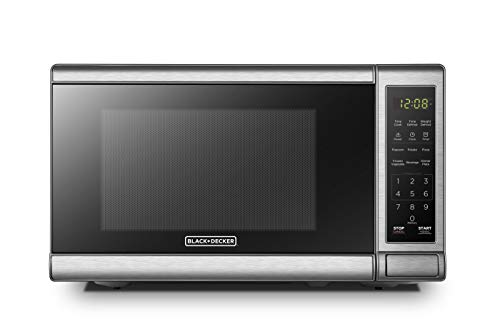 Stainless Steel Digital Microwave Oven - 0.7 Cu.ft