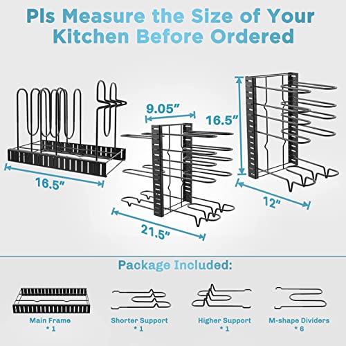 ORDORA 8 Tier Pan Rack with 3 DIY Methods