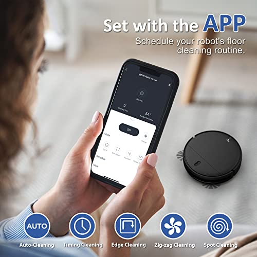 2-in-1 Robot Vacuum and Mop with Smart Features