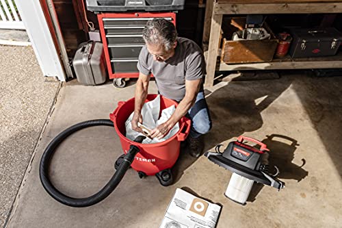 Heavy-Duty 20 Gallon Shop Vacuum & Attachments