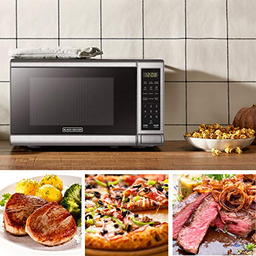 Stainless Steel Digital Microwave Oven - 0.7 Cu.ft