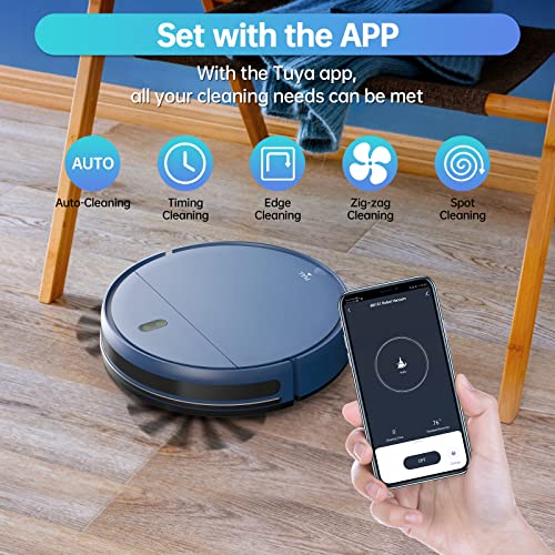 Robot Vacuum and Mop Combo for Home