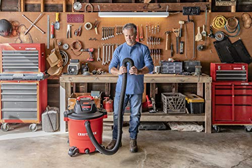 Heavy-Duty 20 Gallon Shop Vacuum & Attachments
